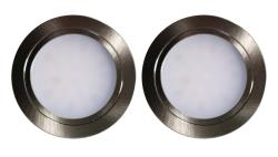 Indux Luma majhna vgradna kuhinja Multi Tone LED Set 2 Spots RVS-look 1208972326