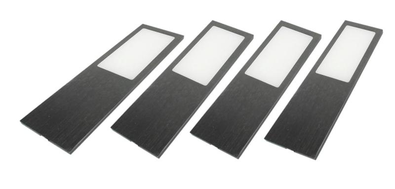 Indux Solin Kuhinja Opbouw Multi Tone LED Set 4 Spots x 3,6 W Gun metal 1208972354