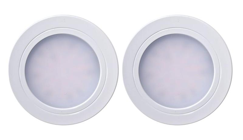 Indux Luma majhna vgradna kuhinja LED Spot Set 2 Spots z LED-gonilnikom Bela 1208972375