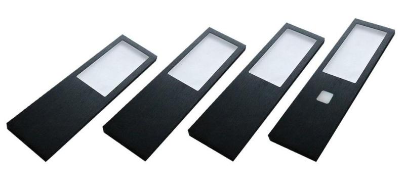 Indux Lino Kuhinja Opbouw LED Set 4 Spots 4W z vgrajenim stikalom Touch-Dim Črna 1208972392