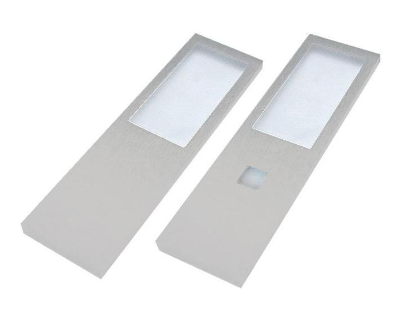 Indux Lino Kuhinja Nadgradnja LED Set 2 Spots 4W Z vgrajenim Touch-Dim-Stikalom Aluminij 1208972394