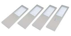 Indux Lino Kuhinja Opbouw LED Set 4 Spots 4W z integriranim Touch-Dim-stikalom Aluminium 1208972396