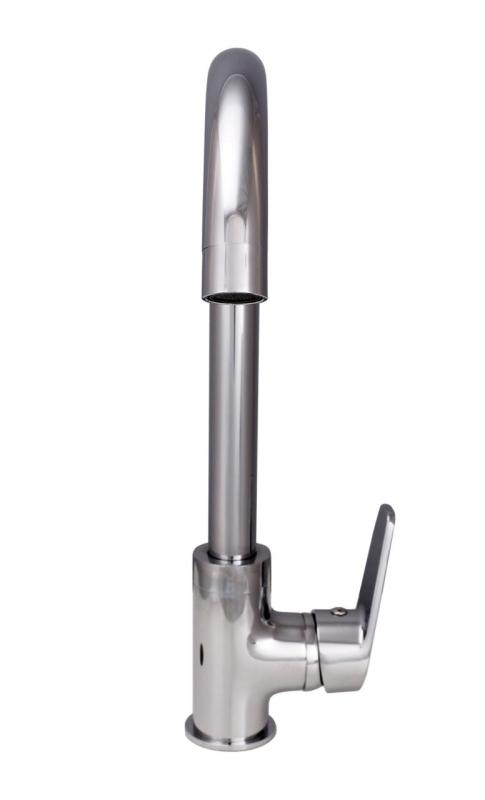 Aquanello Casa Kromirana enoročajna kuhinjska mešalna baterija CR-1201-CS