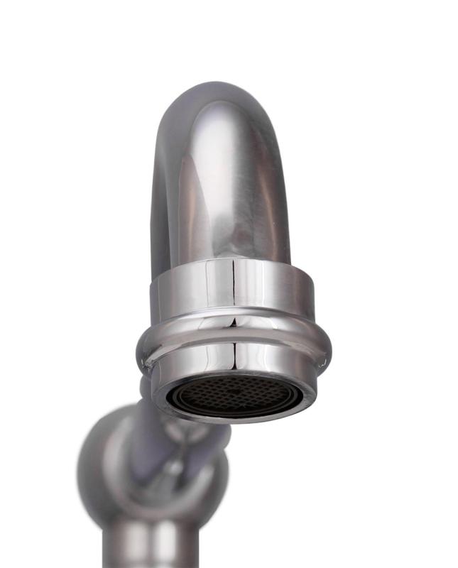 Aquanello Heritage Manor Klasična kuhinja Nostalgic Bridge Kuhinjska pipa krom z belim ročajem CR-0010-HM