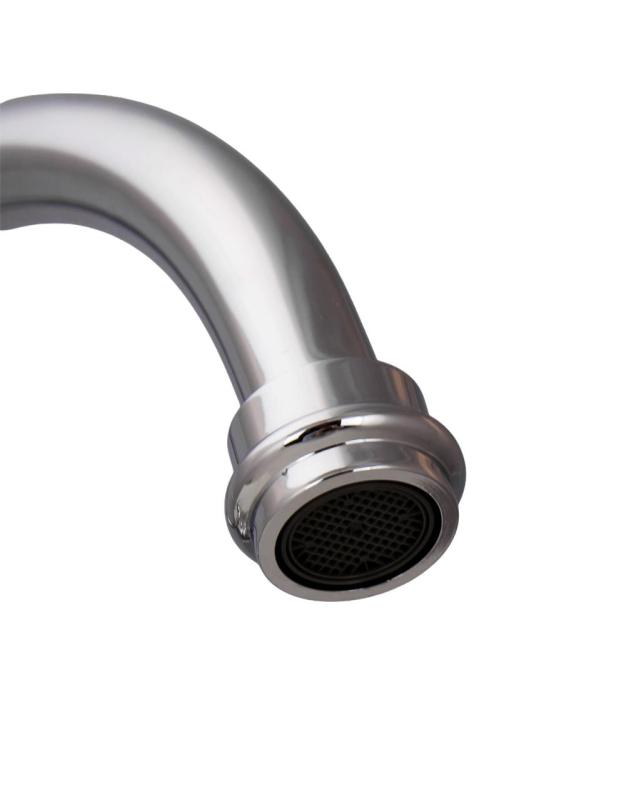 Aquanello Heritage Ascot Klasična kuhinja Nostalgična kuhinjska pipa iz kroma z okroglim izlivom CR-4003-HA