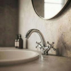 Aquanello Heritage Ascot Klasična nostalgična umivalna baterija krom CR-4101-HA