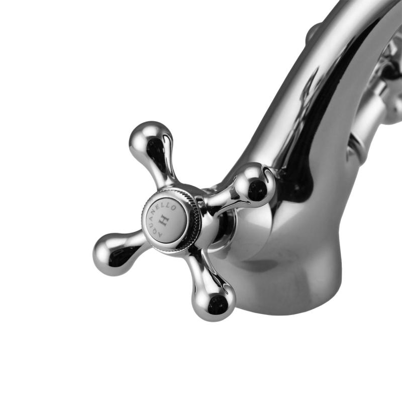 Aquanello Heritage Ascot Klasična nostalgična umivalna baterija krom CR-4101-HA