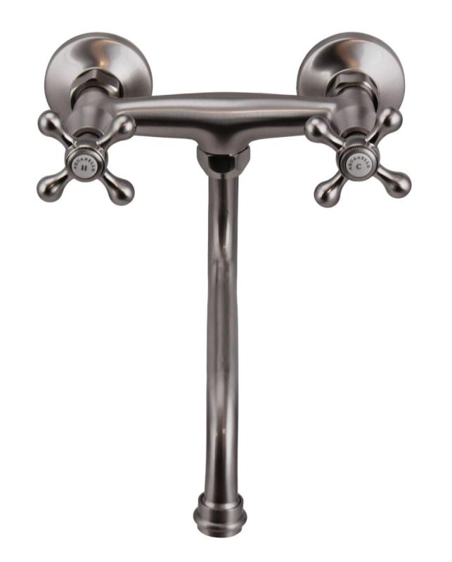 Aquanello Heritage Ascot Klasična kuhinjska stenska pipa iz nerjavečega jekla NB-4111-HA