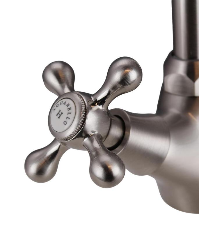 Aquanello Heritage Ascot Klasična kuhinja Nostalgic kuhinjska pipa iz nerjavečega jekla NB-4004-HA