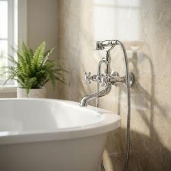 Aquanello Heritage Collection Tuš cev  150 cm krom CR-9002-HC