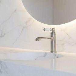 Aquanello Heritage Manor Klasična nostalgična umivalna baterija iz nerjavečega jekla NB-1001-HM