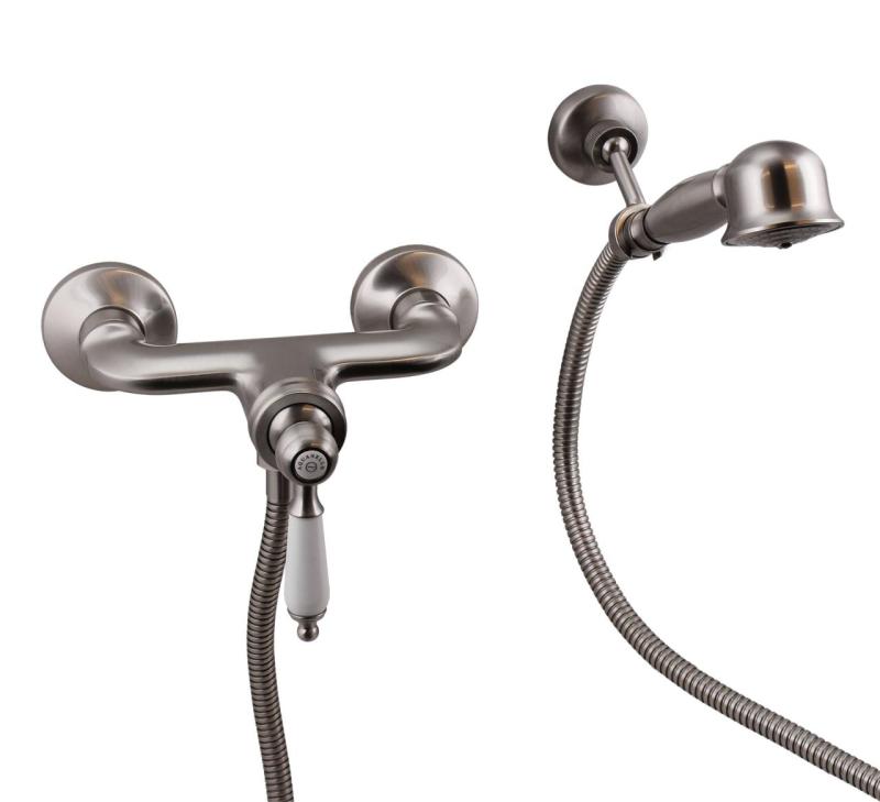 Aquanello Heritage Manor Klasična tuš baterija iz nerjavečega jekla NB-2001-HM