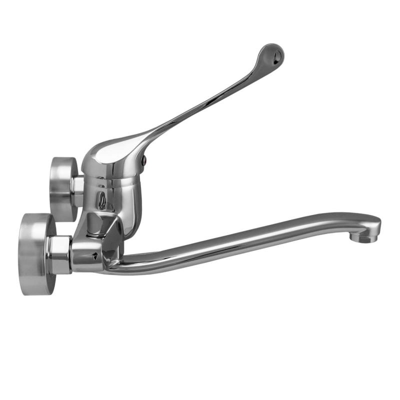 Aquanello Medic Kuhinjska stenska pipa z dolgim ročajem, krom CR-1005-MD