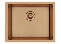 Ausmann Mosel Kombinacijski set Pomivalno korito PVD Baker 50x40 cm s kuhinjsko pipo, razpršilnikom za milo in rolo podlogo 1208972563