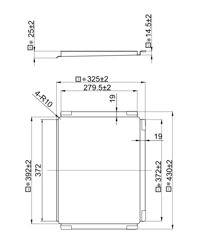 Pure.Sink Exclusivo mobilna odkapna pladenj v barvi gun metal, 440 x 335 mm, za pomivalno korito PEXTRAY-61