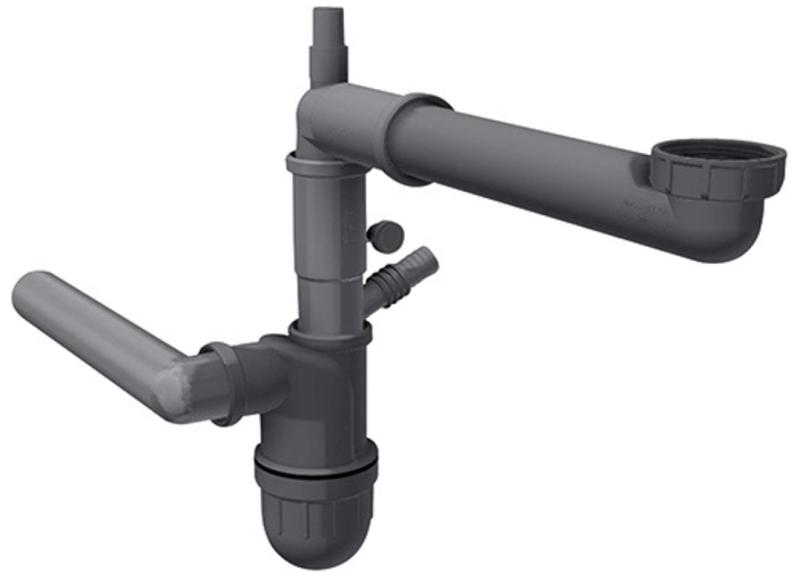 Franke prostor za varčevanje prostora sifon za odtok s priključkom za pomivalni stroj Spazio 112.0551.361