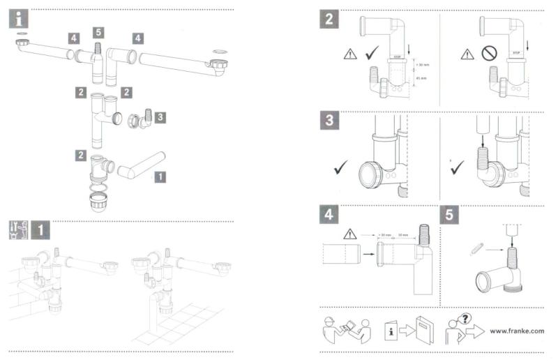 Franke prostor za varčevanje s prostorom za kuhinjsko pomivalno korito z 2 koritoma Spazio 2 2269