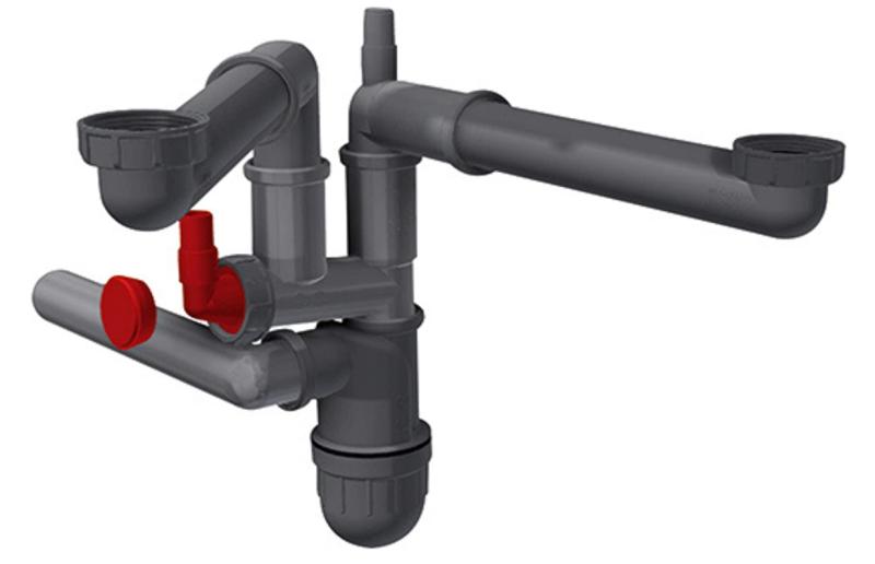 Franke prostor za varčevanje s prostorom za kuhinjsko pomivalno korito z 2 koritoma Spazio 2 2269