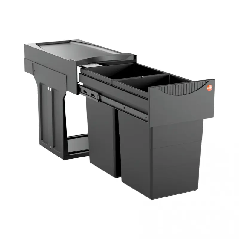 Afvalemmer Hailo tandem 2328