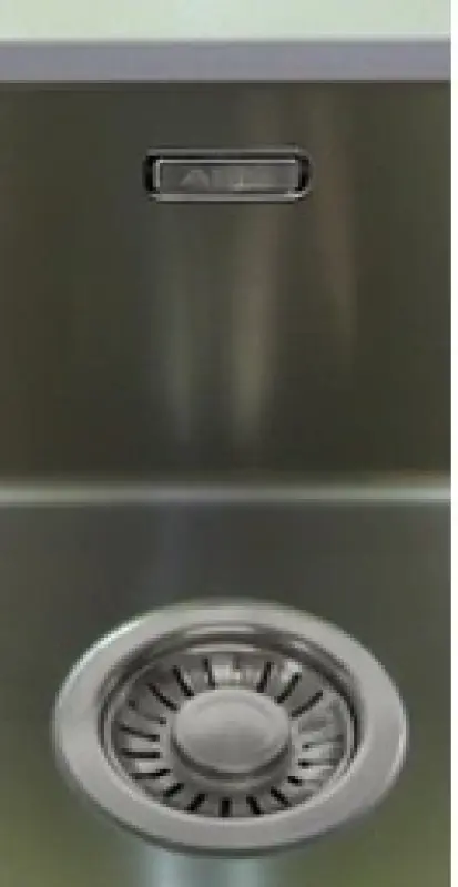 ABK Baronga velika ena in pol 1,5 inox pomivalno korito 50x40+20x40 cm za ploskovno vgradnjo, podvgradnjo in nadgradnjo BAR5020FVI