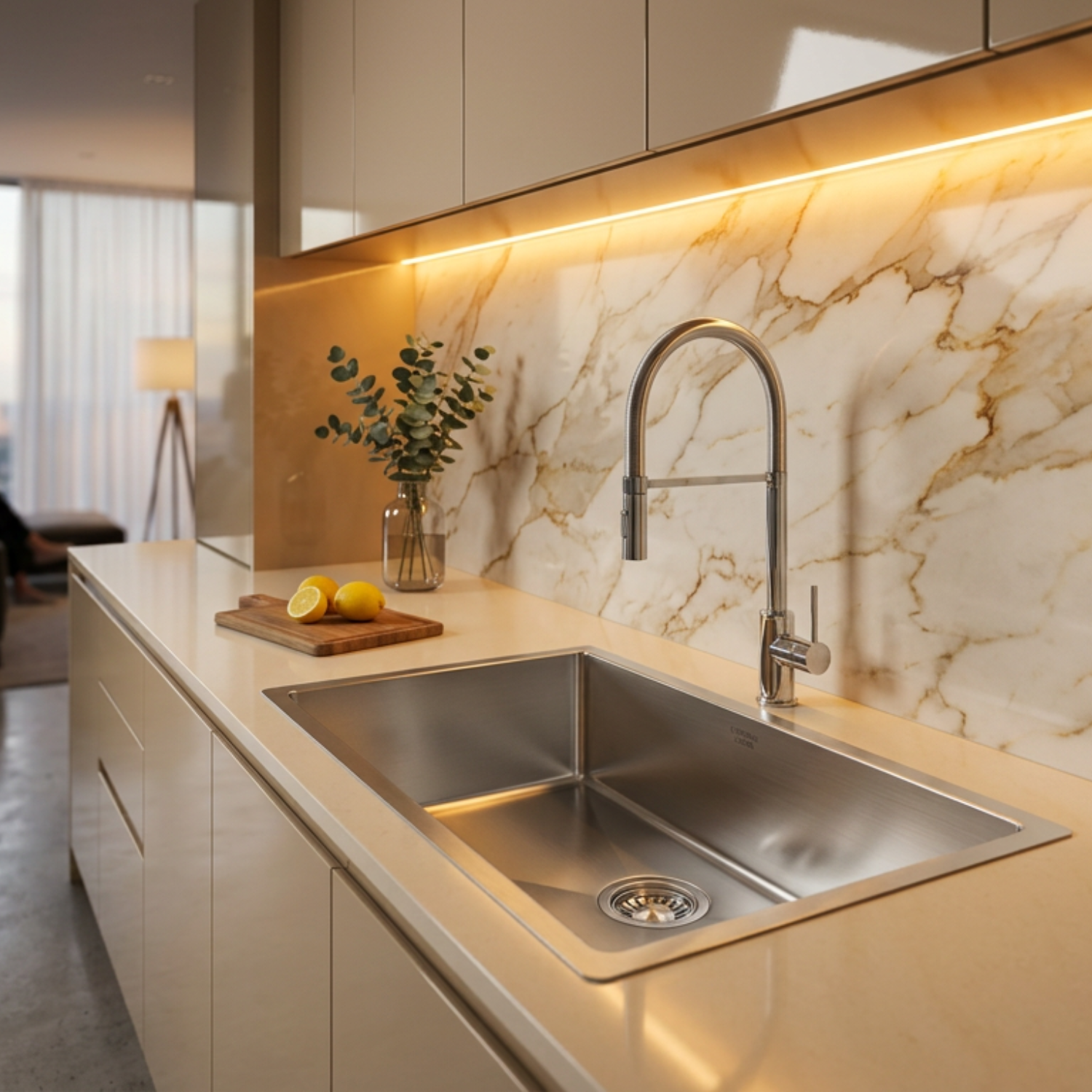 Kuhinjske ideje 2026: slogi in idealna kombinacija pomivalnega korita in pipe